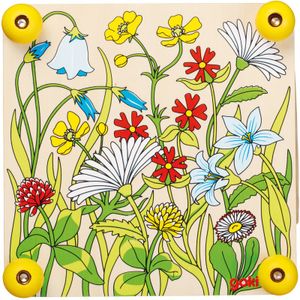 houten bloemenpers