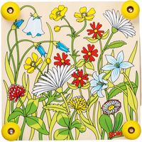 houten bloemenpers