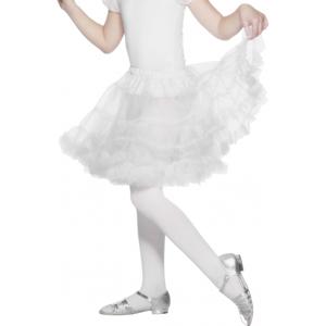 Verkleed petticoat/tutu - wit - kinderen - rokje - onderrokje