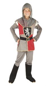 Boland Sir Templeton Ridder Kostuum Junior 4   6 jaar Grijs/Rood maat 110/128