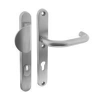 Intersteel VoordeurbeslagVurano kerntrekbeveiliging smal met knop PC 72mm RVS - 0035.398536