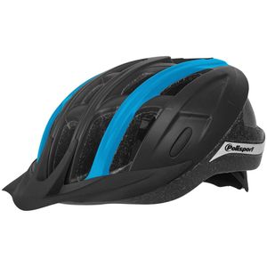 Polisport PolispGoudt Ride In helm. maat: M (54/58 cm), kleur: zwart/Blauww mat