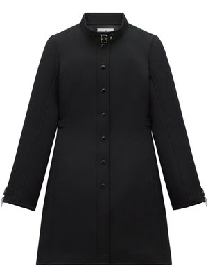 Courrèges manteau à détail de boucle - Noir