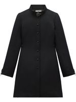 Courrèges manteau à détail de boucle - Noir