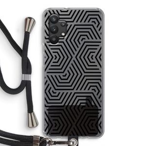 Magic pattern: Samsung Galaxy A32 5G Transparant Hoesje met koord