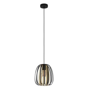 EGLO Encinitos hangende plafondverlichting Flexibele montage E27 40 W Zwart, Goud