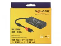 DeLOCK 87730 USB grafische adapter 3840 x 2160 Pixels Zwart - thumbnail