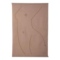 HKliving (r) wandkleed silhouet woman by sella molenaar 147 cm | 3 stuks