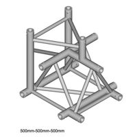 Duratruss DT 43 T42-DTD Apex Down truss T-stuk + omlaag - thumbnail