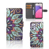 Samsung Galaxy A33 5G Hoesje Purple Flower - thumbnail