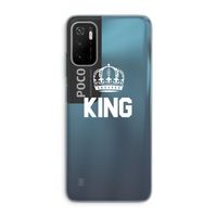 King zwart: Xiaomi Poco M3 Pro 5G Transparant Hoesje