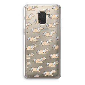 Ponys: Samsung Galaxy A8 (2018) Transparant Hoesje