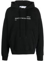 Off-White hoodie à slogan imprimé - Noir - thumbnail