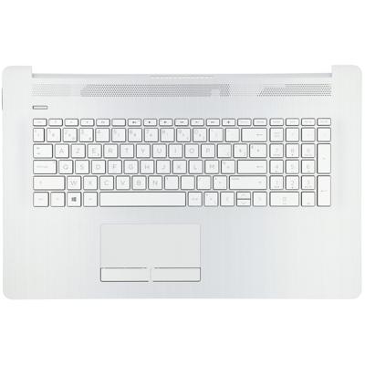 HP laptop toetsenbord azerty be + top cover - zilver