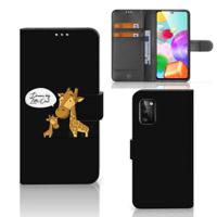 Samsung Galaxy A41 Leuk Hoesje Giraffe