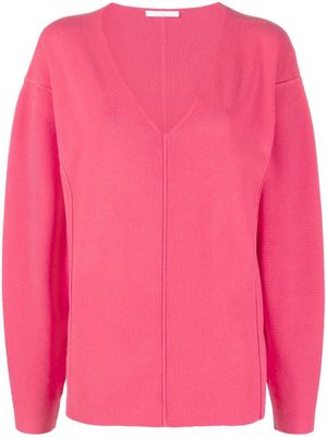 Helmut Lang pull à manches bouffantes - Rose