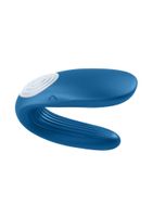 Double Whale Partner Vibrator - Blue - thumbnail
