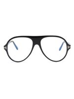 TOM FORD Eyewear lunettes de vue FT5012B à monture pilote - Noir - thumbnail