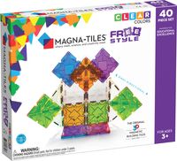 Magna-Tiles® Clear Colors Freestyle 40-delige set