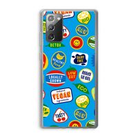 Fruitsticker: Samsung Galaxy Note 20 / Note 20 5G Transparant Hoesje