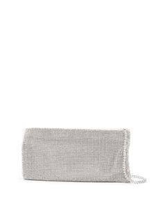 Benedetta Bruzziches rhinestone-embellished shoulder bag - Argent