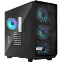 Fractal Design Meshify 2 RGB Black TG Light Tint midi tower behuizing Fractal Design Meshify 2 RGB Black TG Light Tint midi tower behuizing