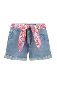 B.Nosy zomer jeans short meisjes - denim blauw - riem - Patty