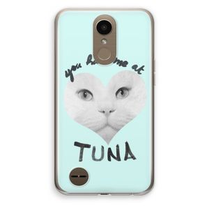 You had me at tuna: LG K10 (2017) Transparant Hoesje