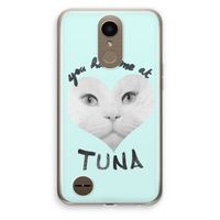 You had me at tuna: LG K10 (2017) Transparant Hoesje