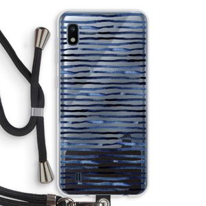 Verrassende lijnen: Samsung Galaxy A10 Transparant Hoesje met koord