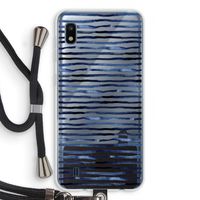 Verrassende lijnen: Samsung Galaxy A10 Transparant Hoesje met koord