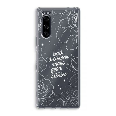 Good stories: Sony Xperia 5 Transparant Hoesje