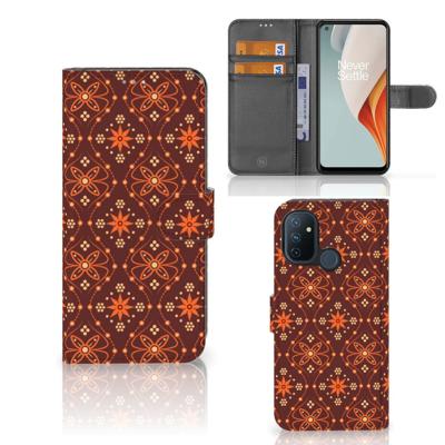 OnePlus Nord N100 | Telefoon Hoesje | Batik Brown