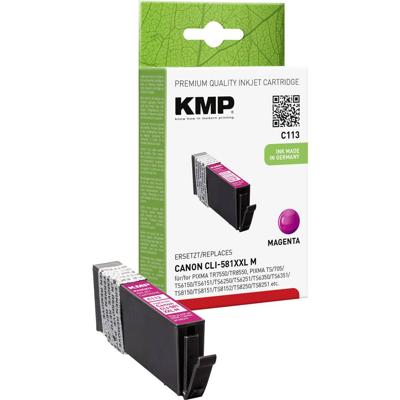 KMP Inktcartridge vervangt Canon CLI-581M XXL Compatibel Magenta C113 1578,0206