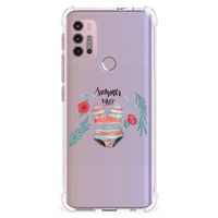 Motorola Moto G30 | G20 | G10 Stevig Bumper Hoesje Boho Summer