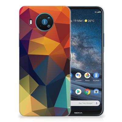 Nokia 8.3 | TPU Hoesje | Polygon Color