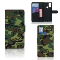 Alcatel 1S (2021) | Telefoon Hoesje | Army Dark