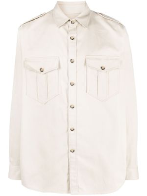 MARANT chemise brodée Pomili - Tons neutres