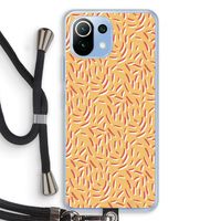 Camouflage: Xiaomi Mi 11 Lite Transparant Hoesje met koord