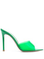 Gianvito Rossi sandales Elle 115 mm à design transparent - Vert