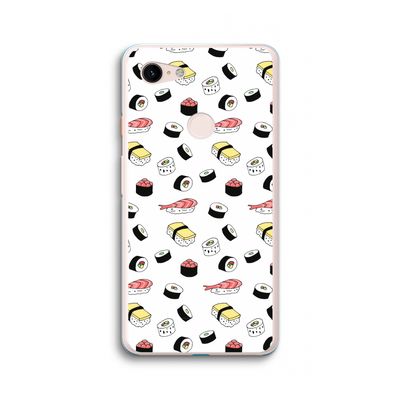 Sushi time: Google Pixel 3 XL Transparant Hoesje