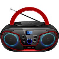 Silva Schneider MPC 19.4 USB Radio/CD-speler VHF (FM) AUX, CD, USB Zwart, Rood - thumbnail