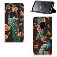 Samsung Galaxy S9 Hoesje maken Pauw met Bloemen - thumbnail