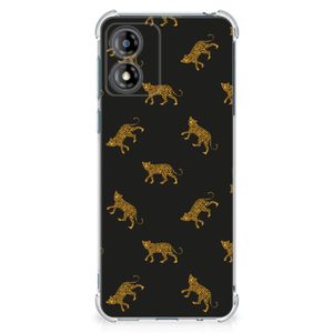 Case Anti-shock voor Motorola Moto E13 Leopards