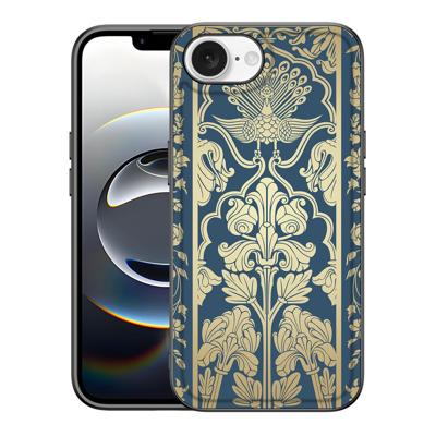 iPhone 16e Bloemen Hoesje Beige Flowers