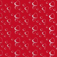 Geschenkpapier Silver Hearts, 70 cm x 2 m