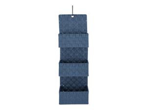 W5 Hangende opberger of opbergmanden (Hangende organizer/blauw)