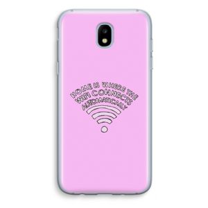 Home Is Where The Wifi Is: Samsung Galaxy J5 (2017) Transparant Hoesje