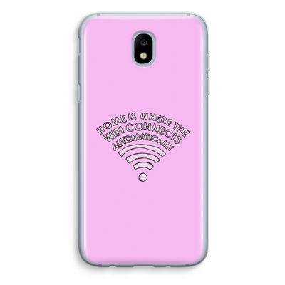 Home Is Where The Wifi Is: Samsung Galaxy J5 (2017) Transparant Hoesje