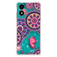 Motorola Moto G24 | G24 Power | G04 Back Cover Cirkels en Vlinders